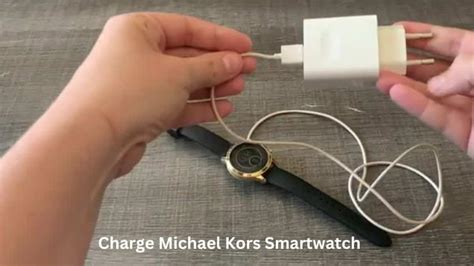 michael kors watch how to charge|Michael Kors access smartwatch charger.